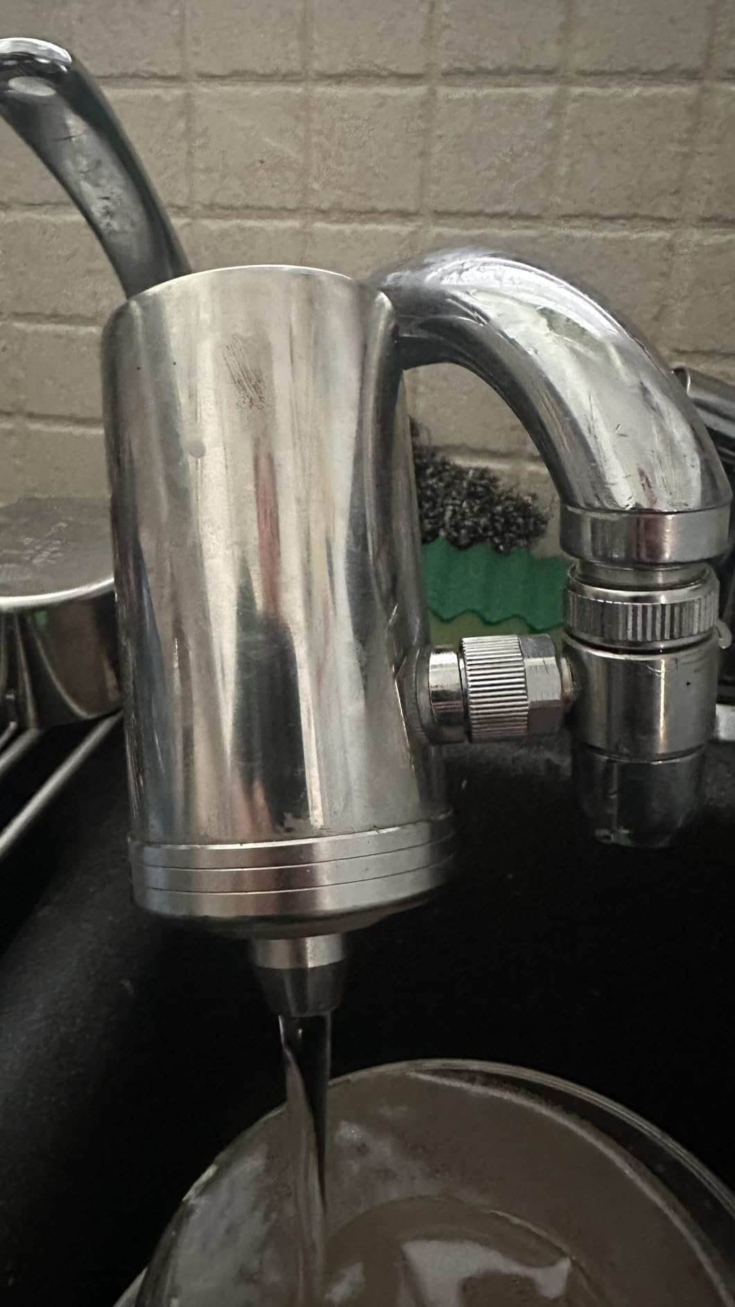 1200 Gallons Faucet Water Filter, 2.2 GPM Outlet Flow Rate Tap Water Filter, Six Improvements Water Faucet Filtration System, Removes Chlorine, Lead, Sediments, Bad Taste and More customer photo 1