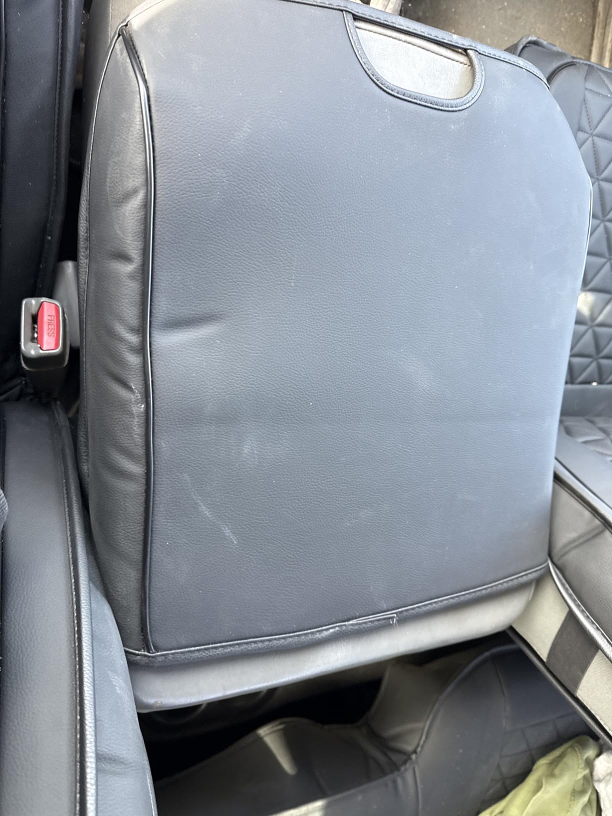 Coverado Ram Seat Covers Full Set, Waterproof Ram 1500 Seat Cover Compatible with 2002-2026 Dodge RAM 1500 2500 3500 Crew Quad Cab with Curved Bench, Black customer photo 1