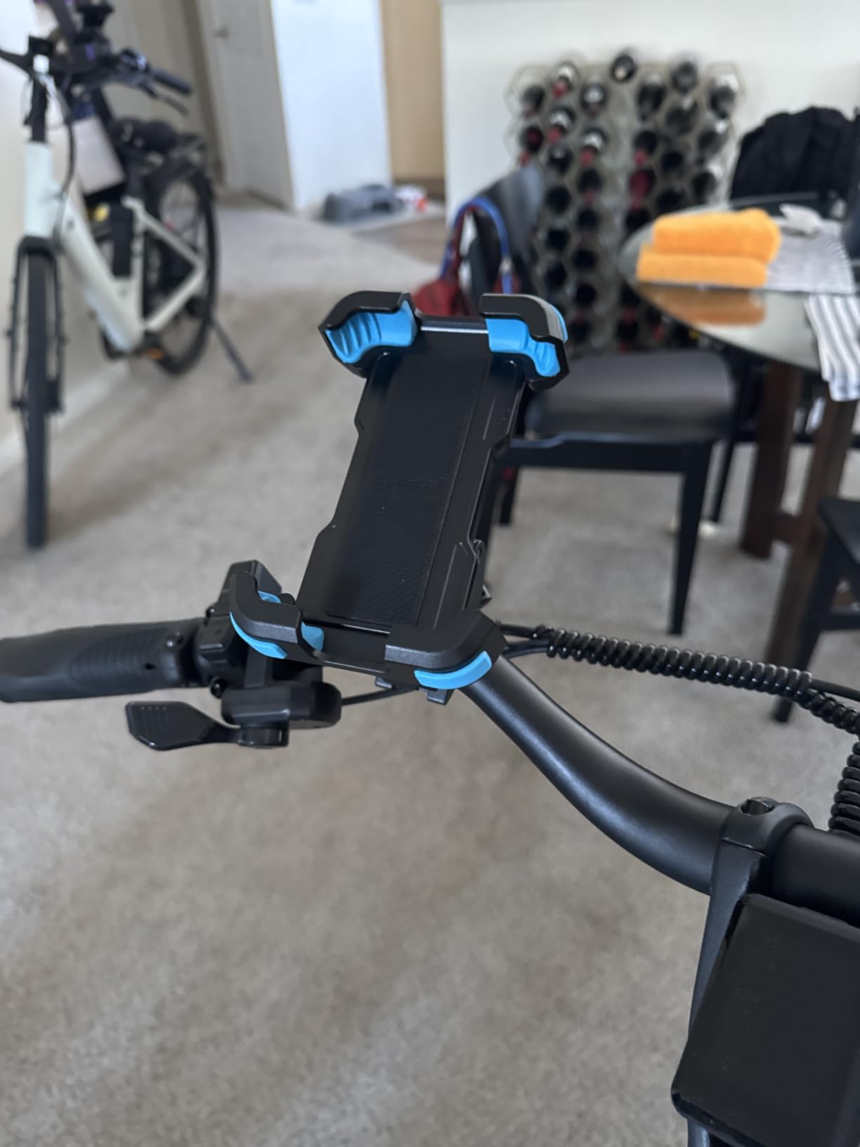 Lamicall Motorcycle Bike Phone Holder with Upgrade Quick Install Bar Clip customer photo 1