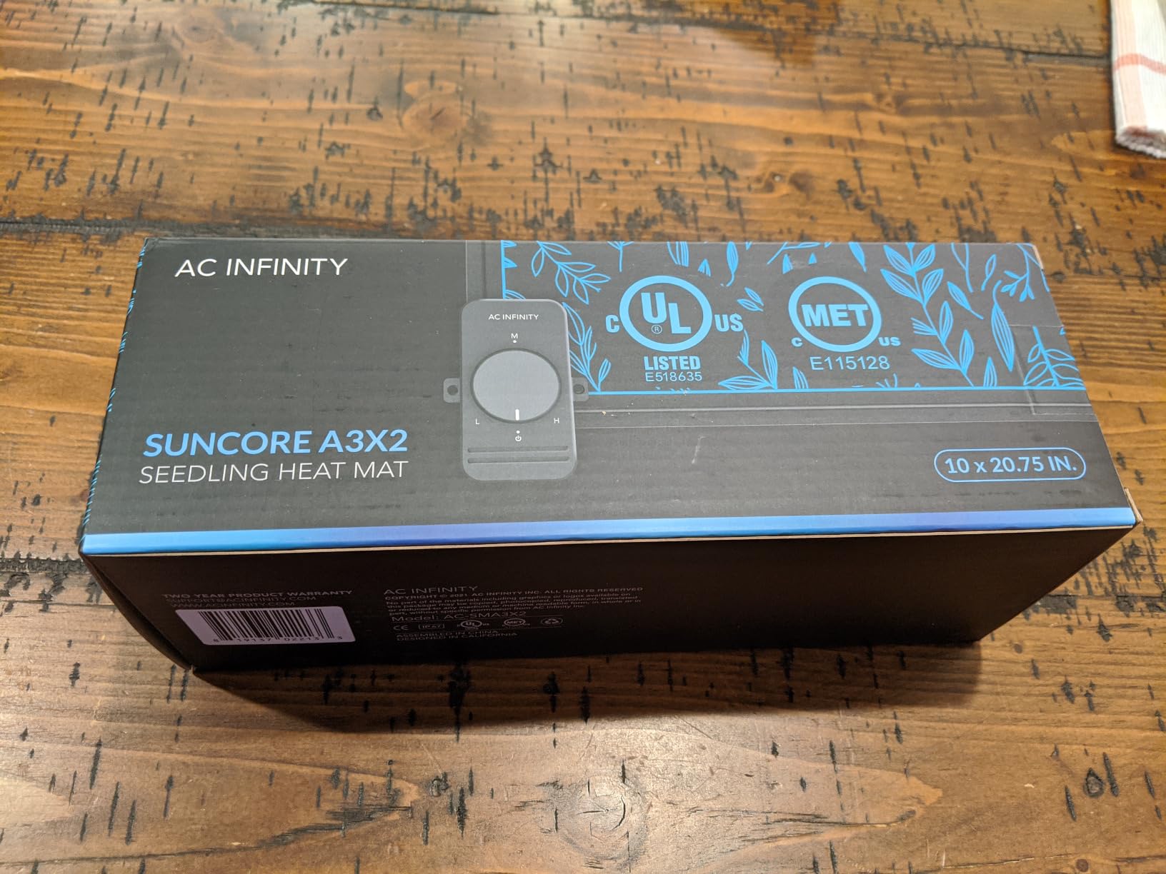 AC Infinity SUNCORE A3X2, Seedling Mat 10