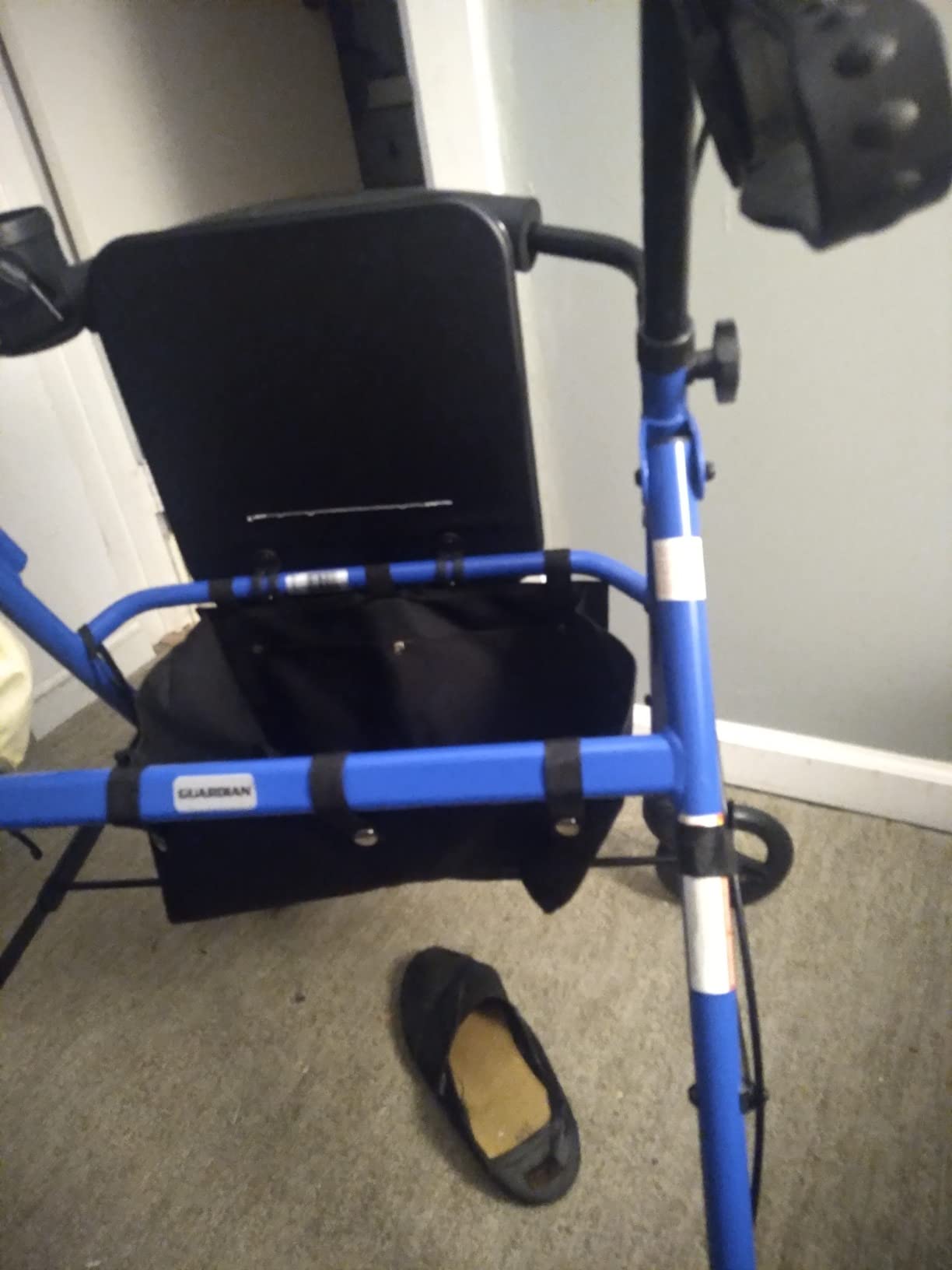 Large Rollator Walker Basket, Under Seat Rollator Bag, Walker Basket for Four Wheel Rollator, Reusable Basket Carry Insert for Women Men Seniors customer photo 1