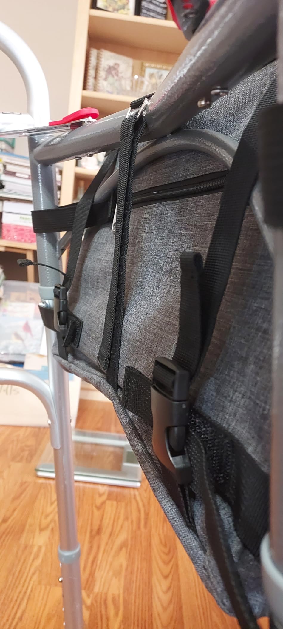 Rhino Valley Walker Basket with Cup Holder, Foldable Walker Bag for Seniors customer photo 2