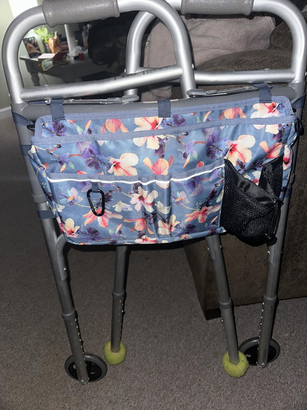 FINPAC Large Walker Tote Bag w/Cup Holder, Folding Walker Attachment Pouch customer photo 1