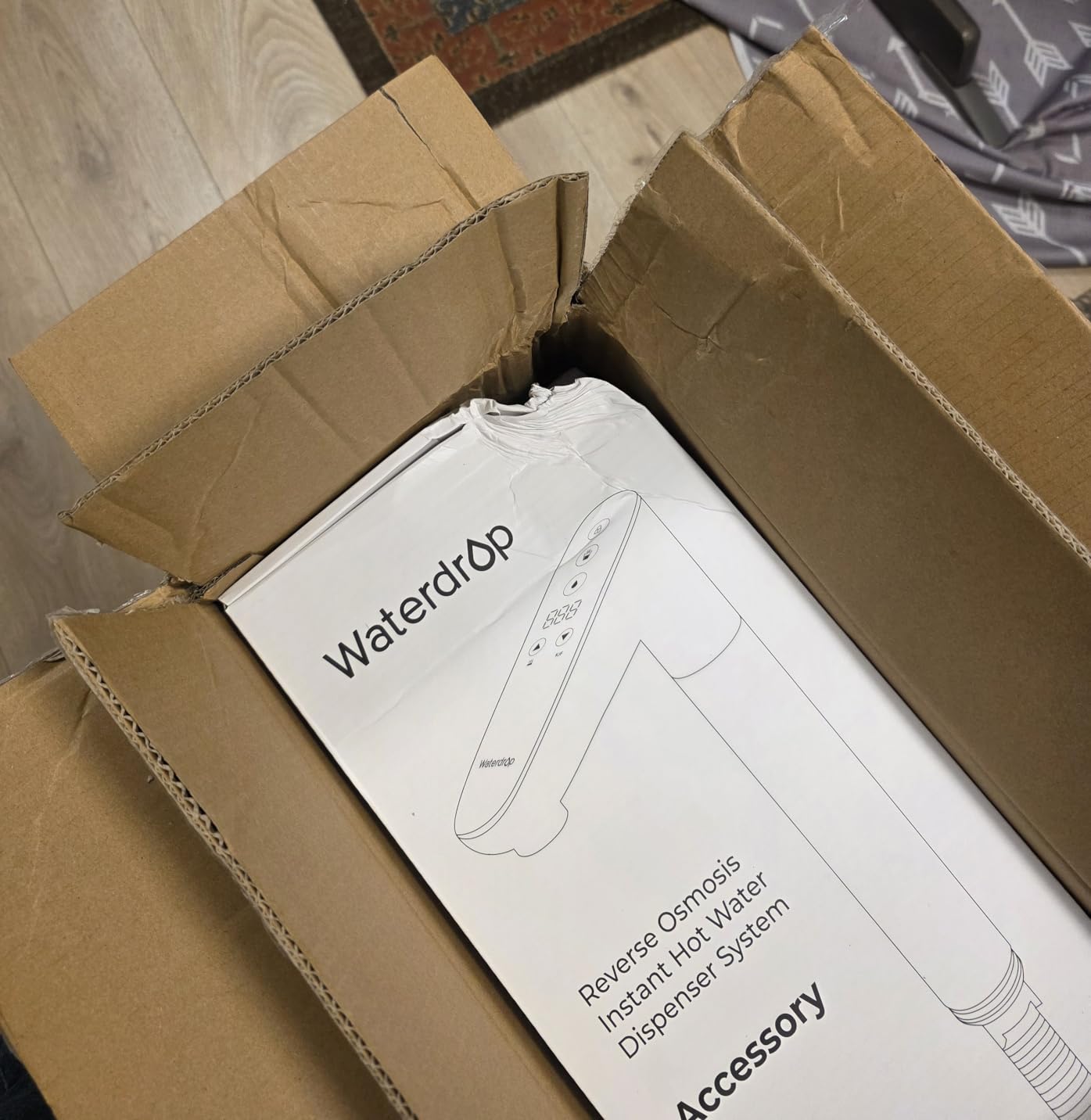 Waterdrop KJ600 Instant Hot Reverse Osmosis System, 600 GPD, Tankless RO customer photo 1