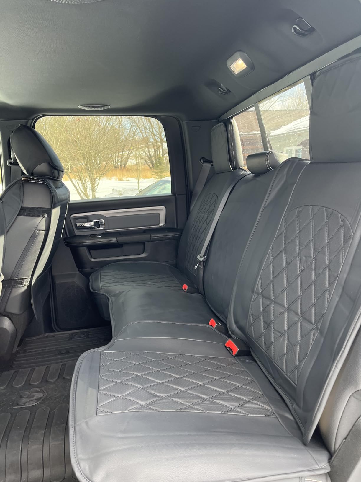 MIROZO Dodge Ram Seat Covers Full Set Fit for 2009-2026 Ram 1500/2500/3500 customer photo 1