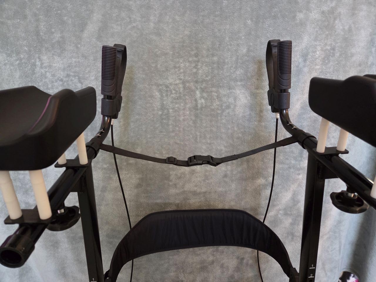 Drive Medical Elevate Upright Walker with Padded Armrests, Blue customer photo 1