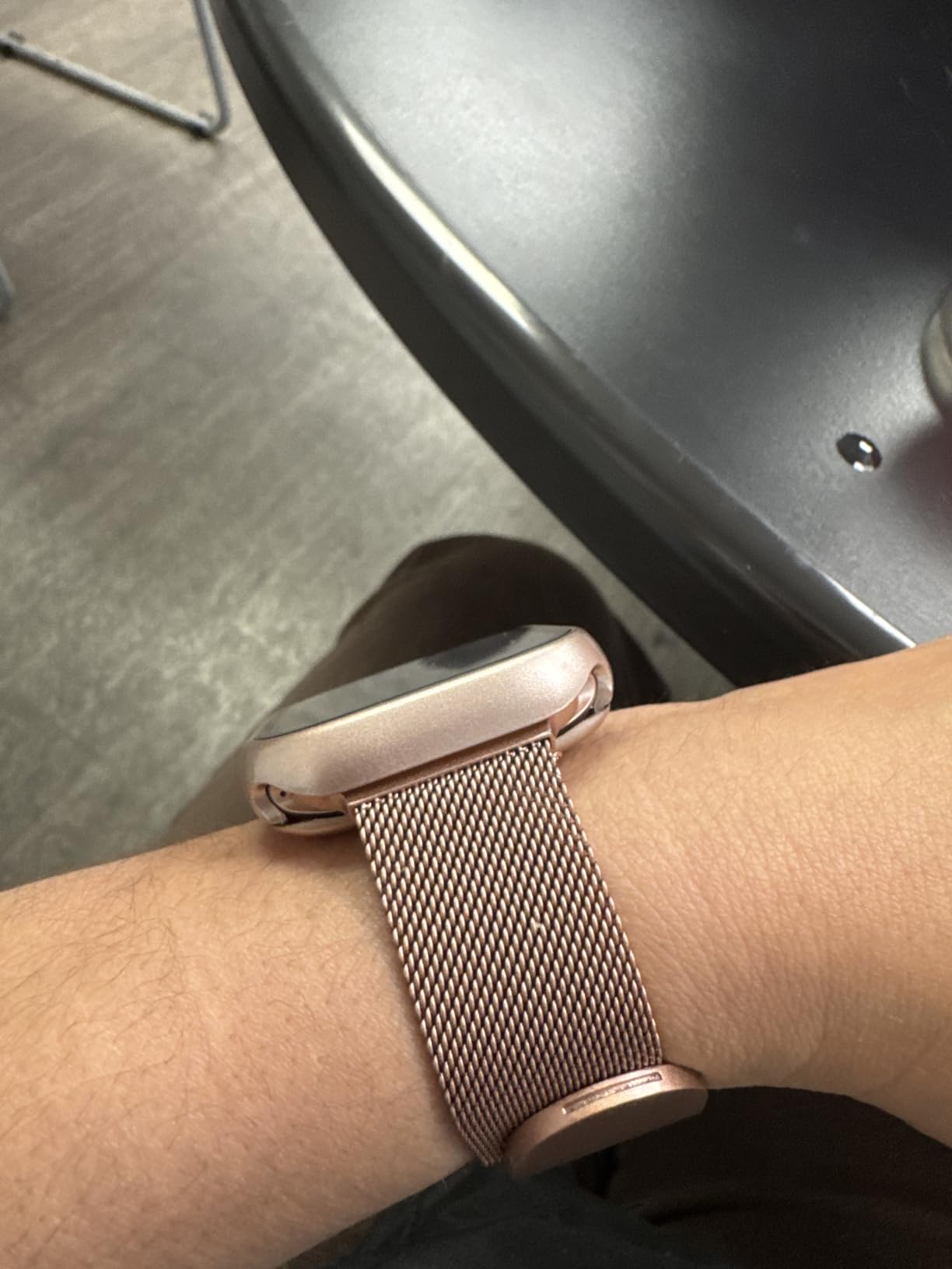 3 Pack Mesh Metal Magnetic Compatible with Apple Watch Bands Women Men customer photo 2