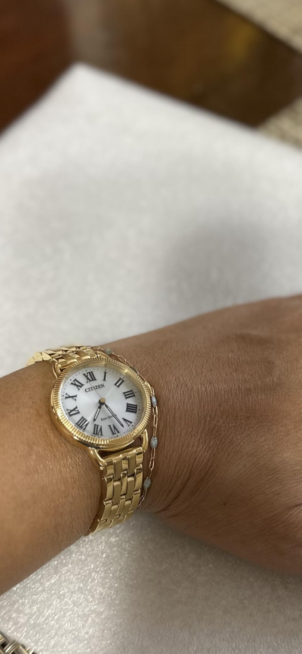 Citizen Ladies' Eco-Drive Classic Coin-Edge Watch, 3-Hand customer photo 1