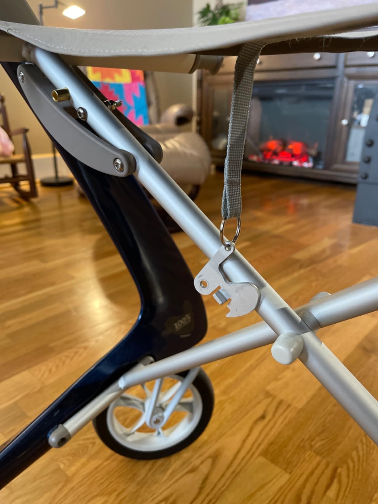 byACRE Carbon Ultralight Rollator - World's Lightest Carbon Rollator - Only 10.6 lbs/for Indoor and Outdoor Use/Foldable and Easy to Travel with (Royal Blue, Compact Track) customer photo 1