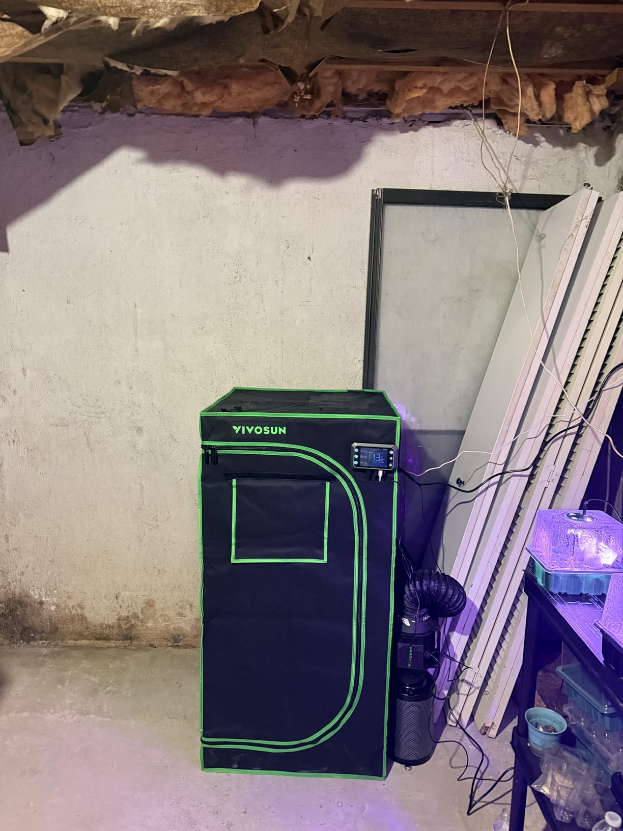 VIVOSUN Smart Grow Tent Kit 2x4, 2-Plant WiFi-Integrated Grow System customer photo 1