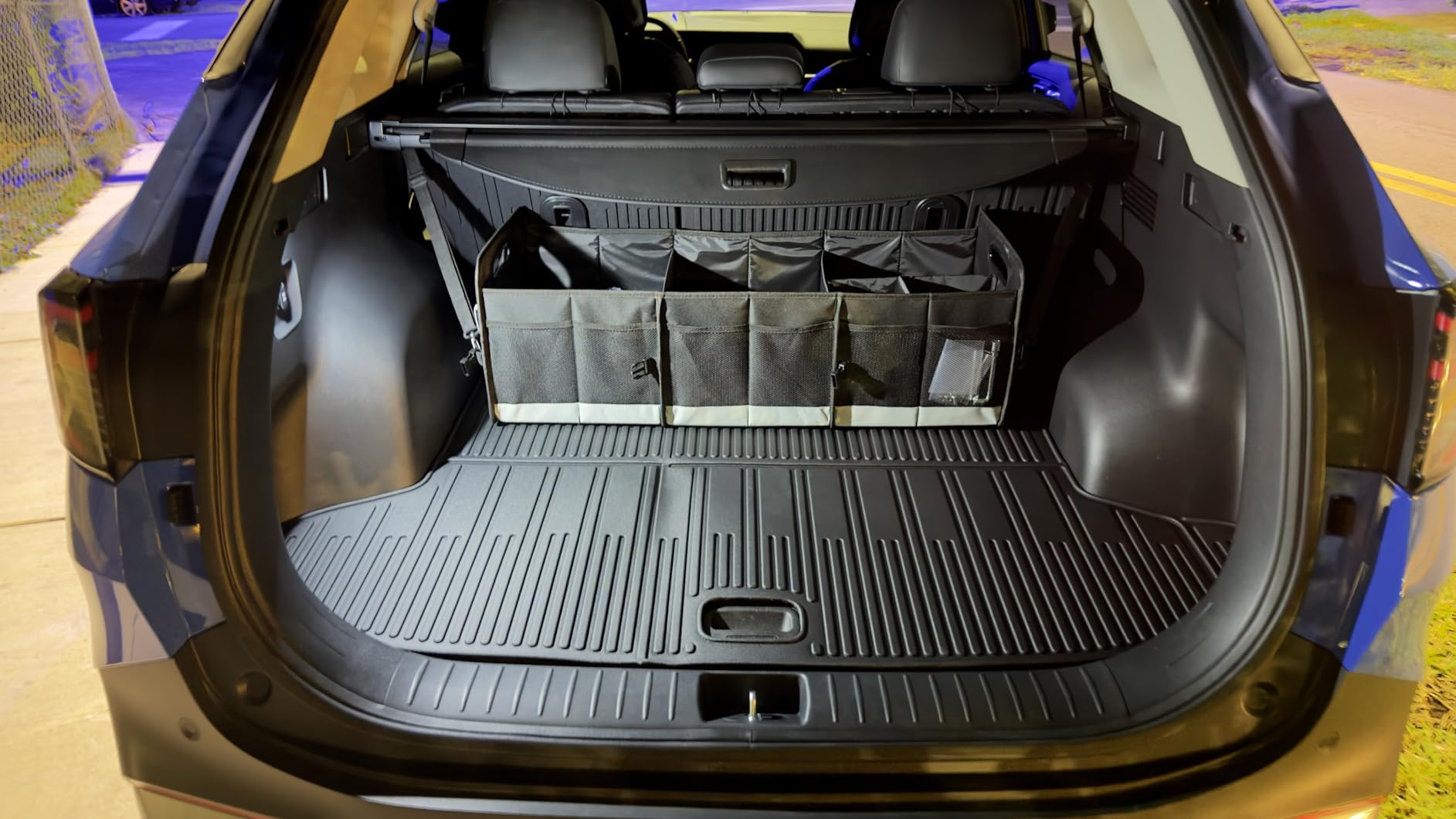 AOPHY Trunk Organizer - 95L Extra Large Capacity SUV Cargo Storage, Collapsible Waterproof Design with Non-Slip Bottom & Retractable Straps, Car Organizers for SUV, Truck, Sedan customer photo 2