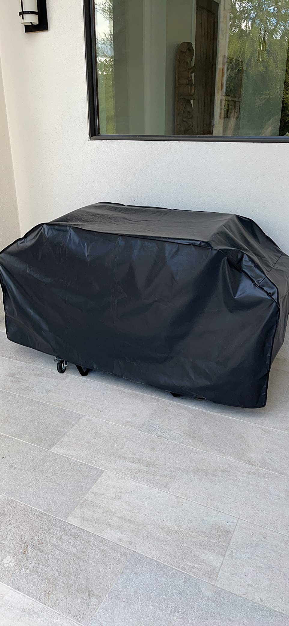 SHINESTAR Griddle Cover for Blackstone 36 Inch Griddle Without Hood, Heavy Duty Waterproof Flat Top Gas Grill Cover with Click-Close Straps, UV-Resistant BBQ Cover for More 4-Burner Griddle customer photo 1