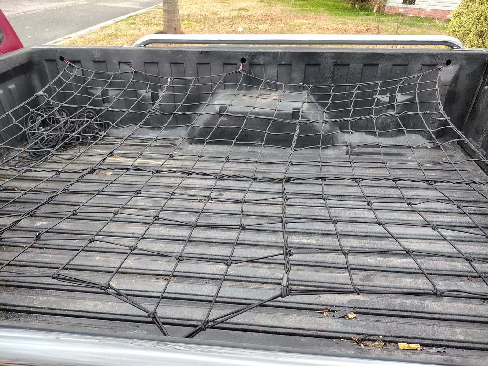 4'x6' Cargo Net for Pickup Truck Bed Stretch to 8'x12' Heavy-Duty 10mm Bed Net customer photo 2