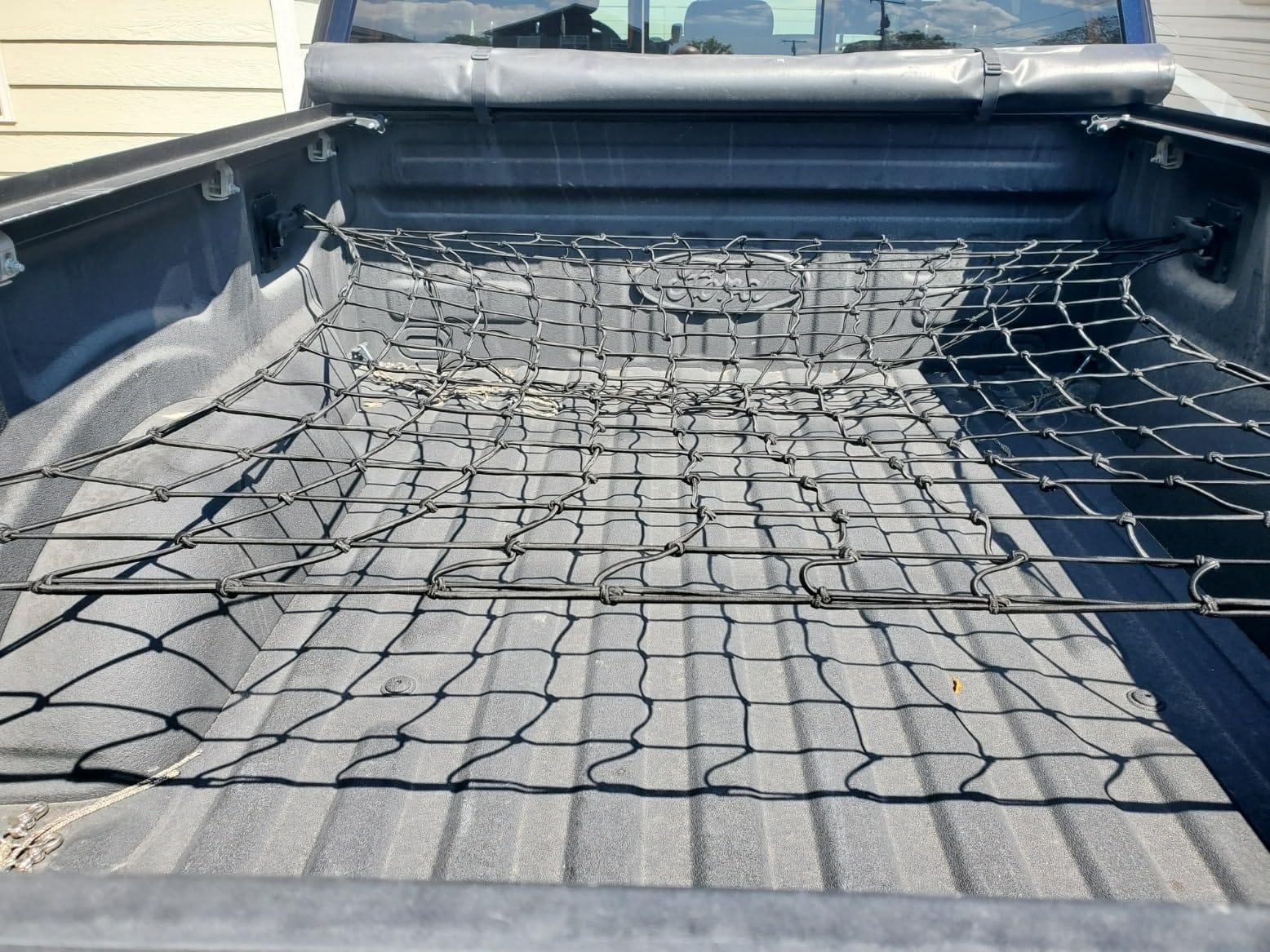 Heavy Duty Cargo Net for Pickup Truck Bed - 4' x 6' Stretches to 10' x 15' customer photo 1