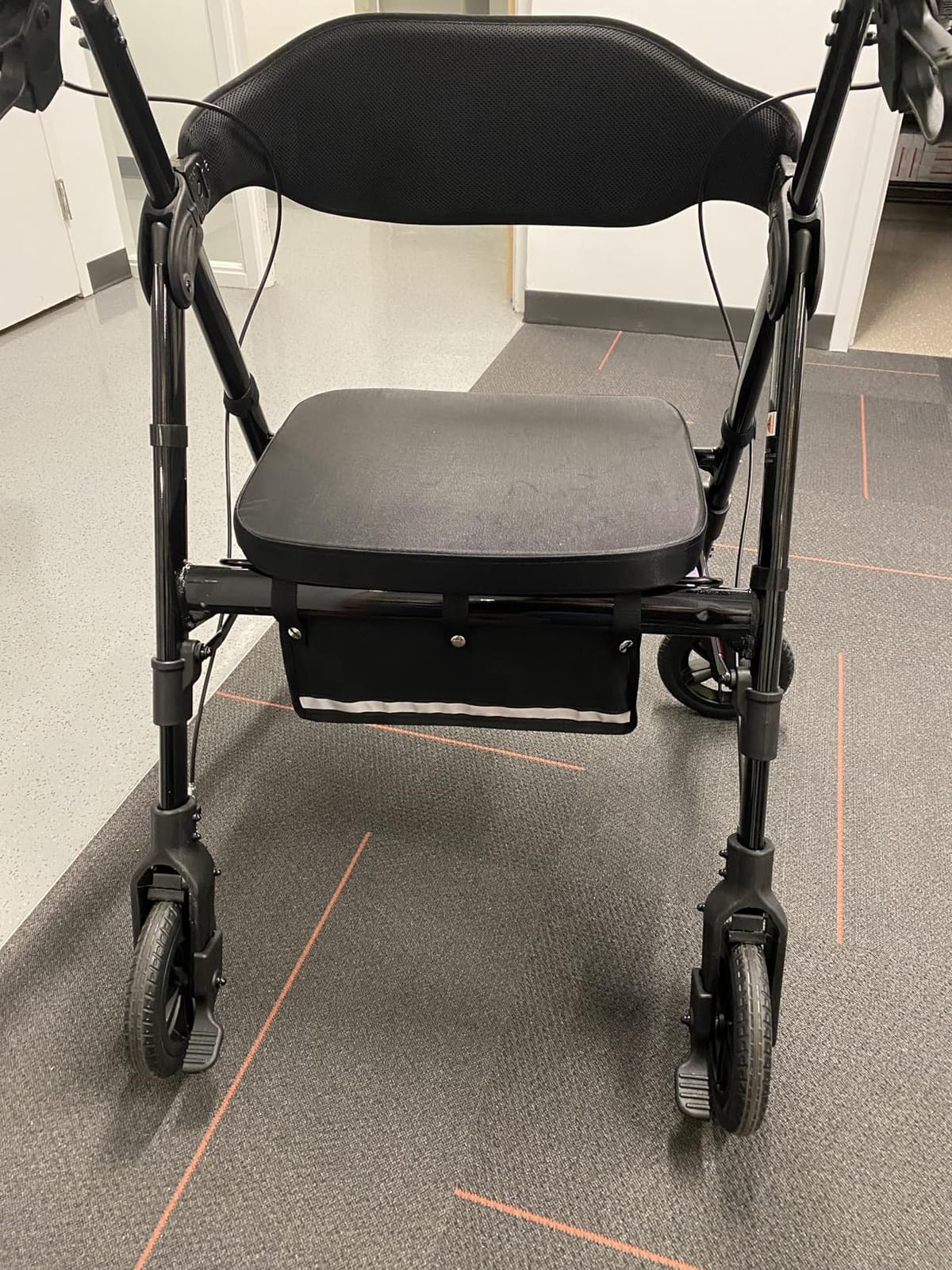 450Lbs Bariatric Rollator Walker,Heavy-Duty Walkers for Seniors with seat customer photo 2