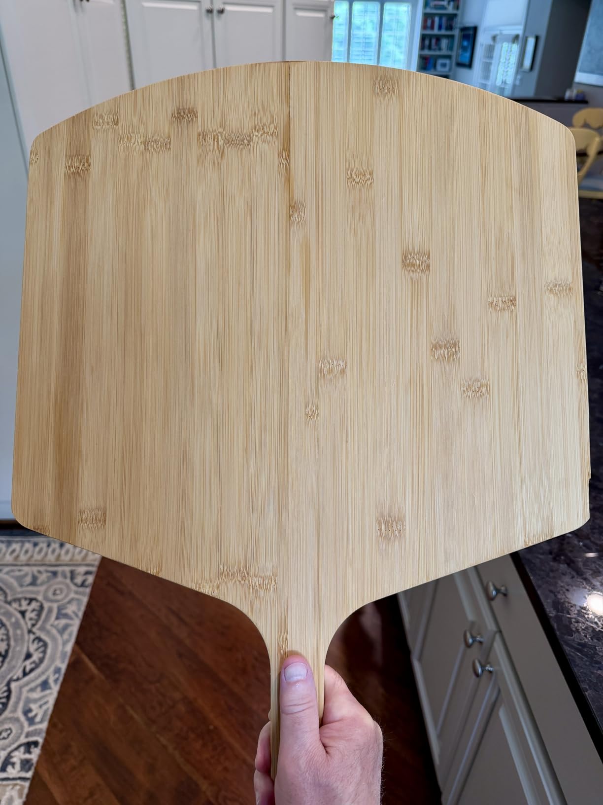 Pizza Peel 16 Inch, Natural Bamboo Pizza Board for Transferring & Serving customer photo 2