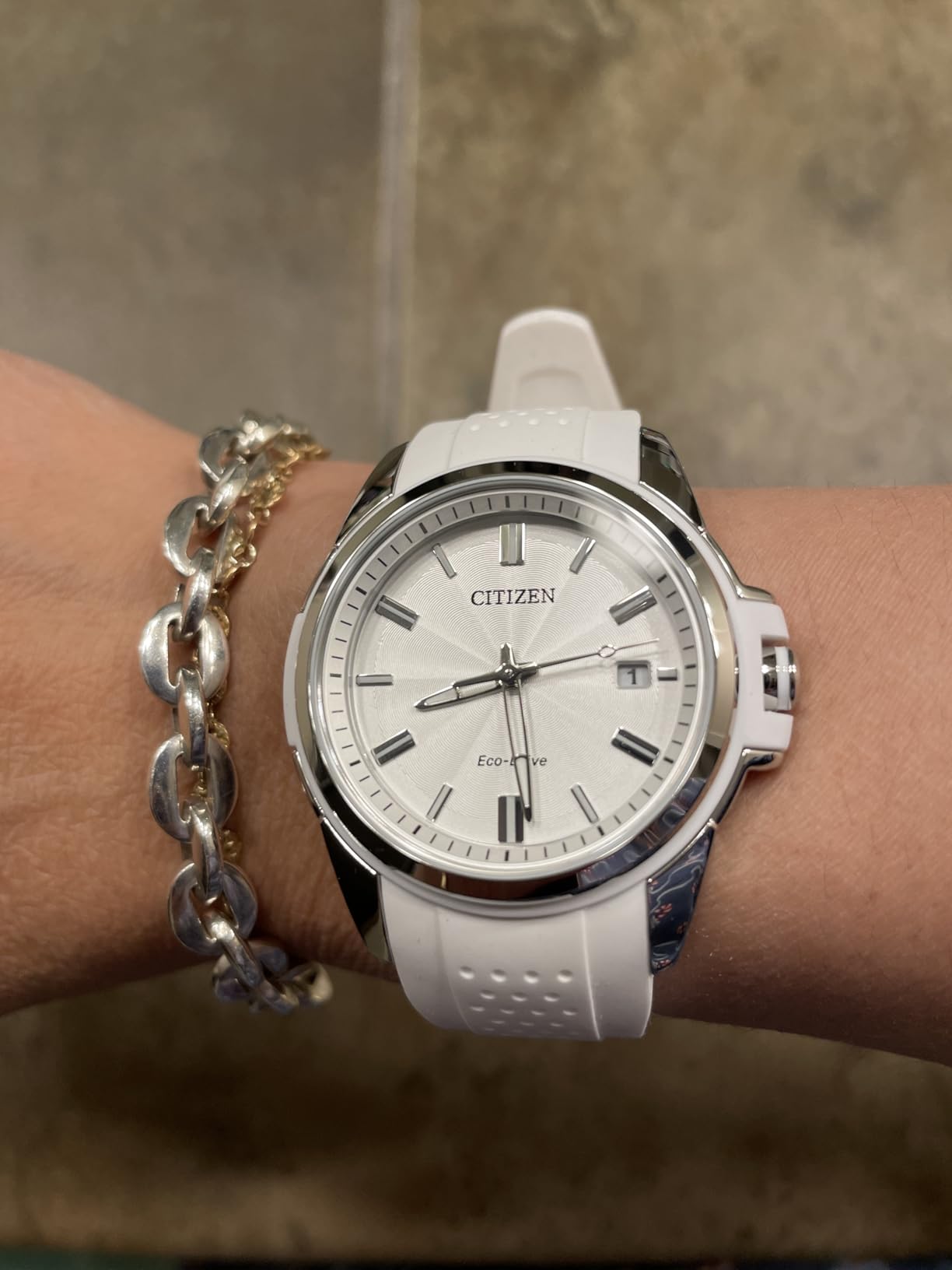CITIZEN Ladies' Eco-Drive Sport Casual 37.7mm Stainless Steel FE6131-04A customer photo 2