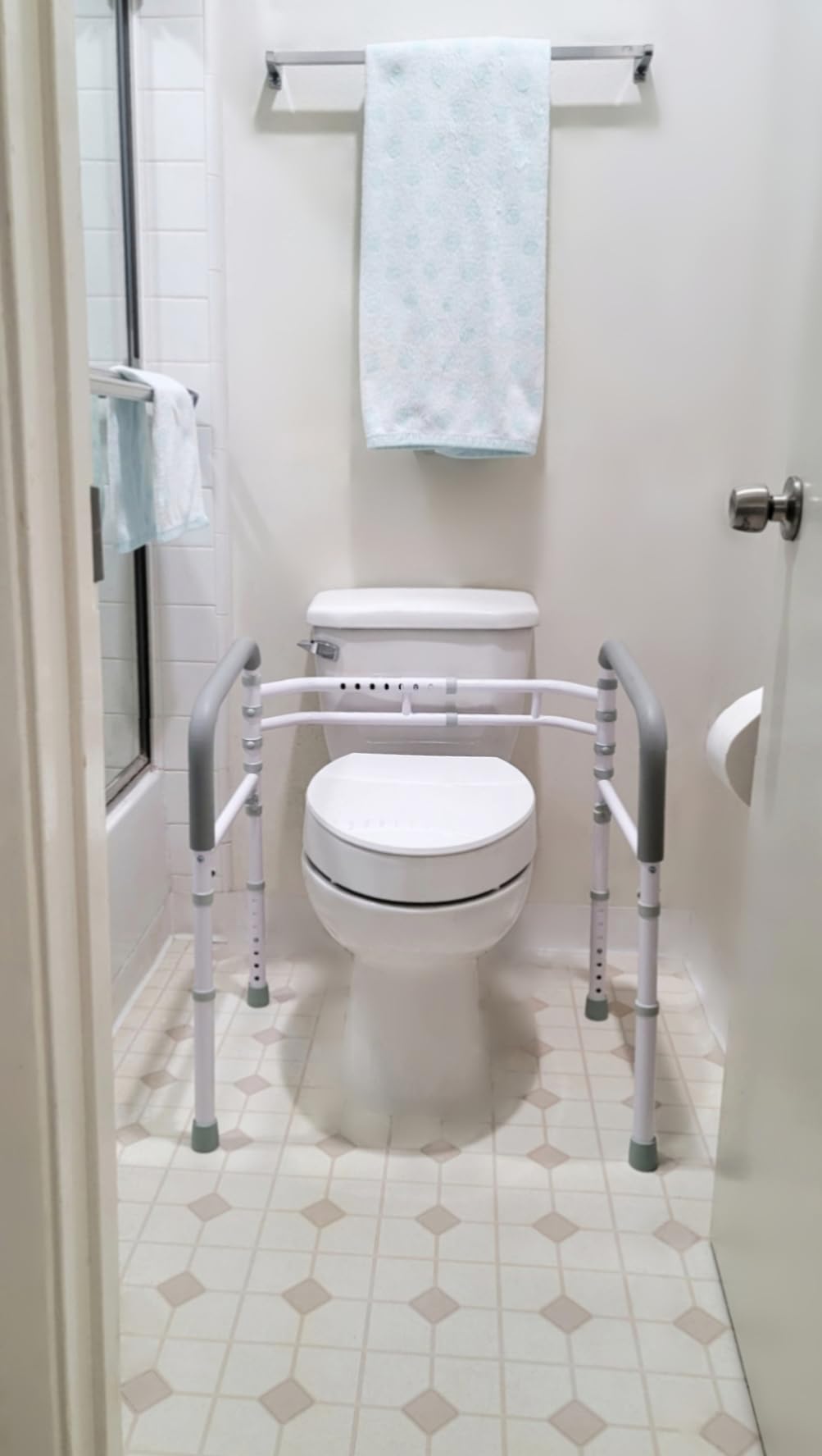 Toilet Safety Rails (300 LB), Toilet Handle Frame for Elderly customer photo 1
