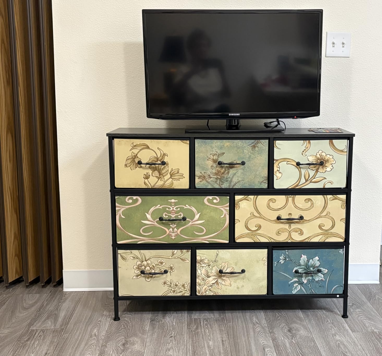 Furnulem Tall 6 Drawers Dresser for Bedroom, Vintage Storage Organizer Unit customer photo 1