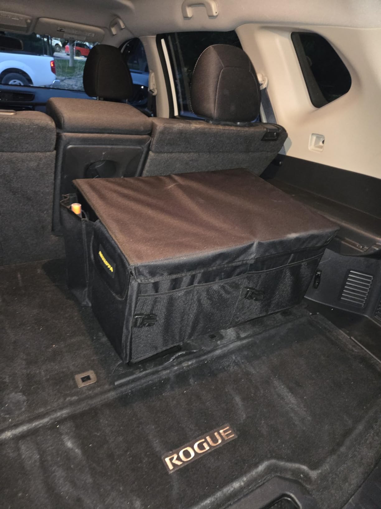 MIKKUPPA Trunk Organizer with Lid - 65L Collapsible Car Organizer, Black customer photo 2