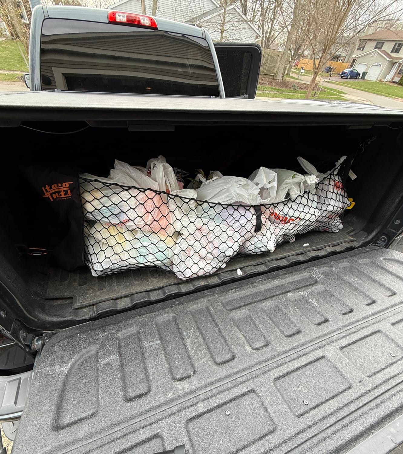 Envelope Cargo Net for GMC Sierra & Chevy Silverado - Fits 2013-Current customer photo 1