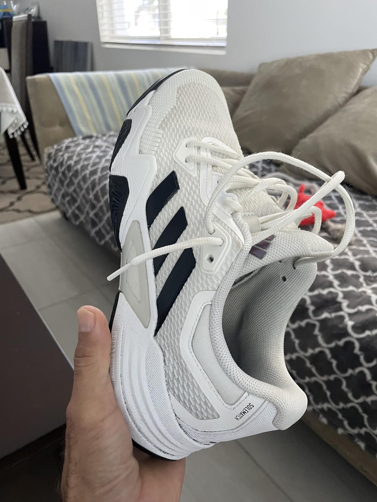 Adidas Mens Solematch Control 2 Tennis Shoes customer photo 2