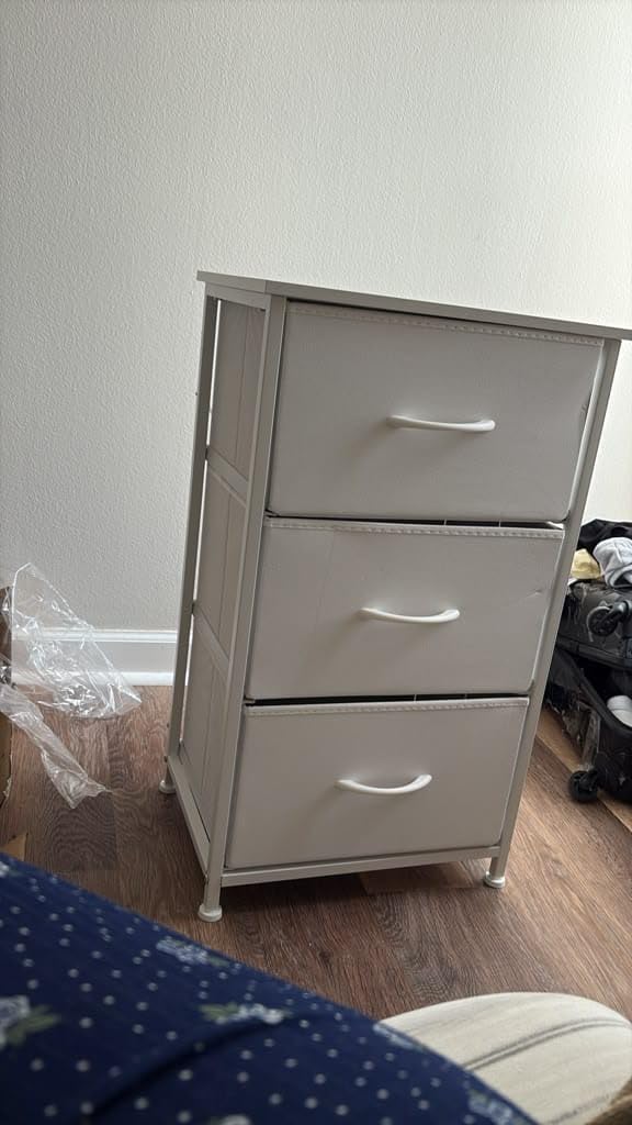 Somdot Tall Dresser for Bedroom, 6 Drawer Storage Cabinet, White customer photo 2