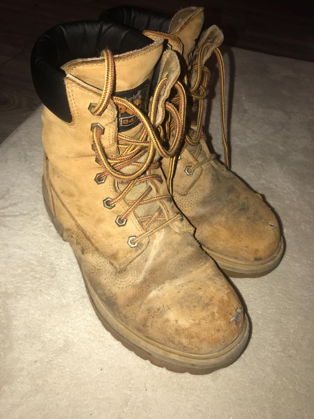 Timberland PRO mens Direct Attach 8 Inch Steel Safety Toe Insulated Waterproof Industrial Work Boot customer photo 2