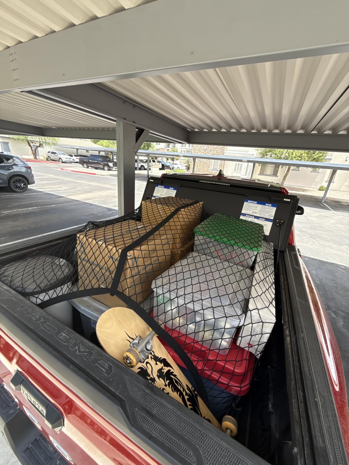 AUTOWN Cargo Net for Pickup Truck Bed with 8 Metal Carabiners & Storage Bag customer photo 1