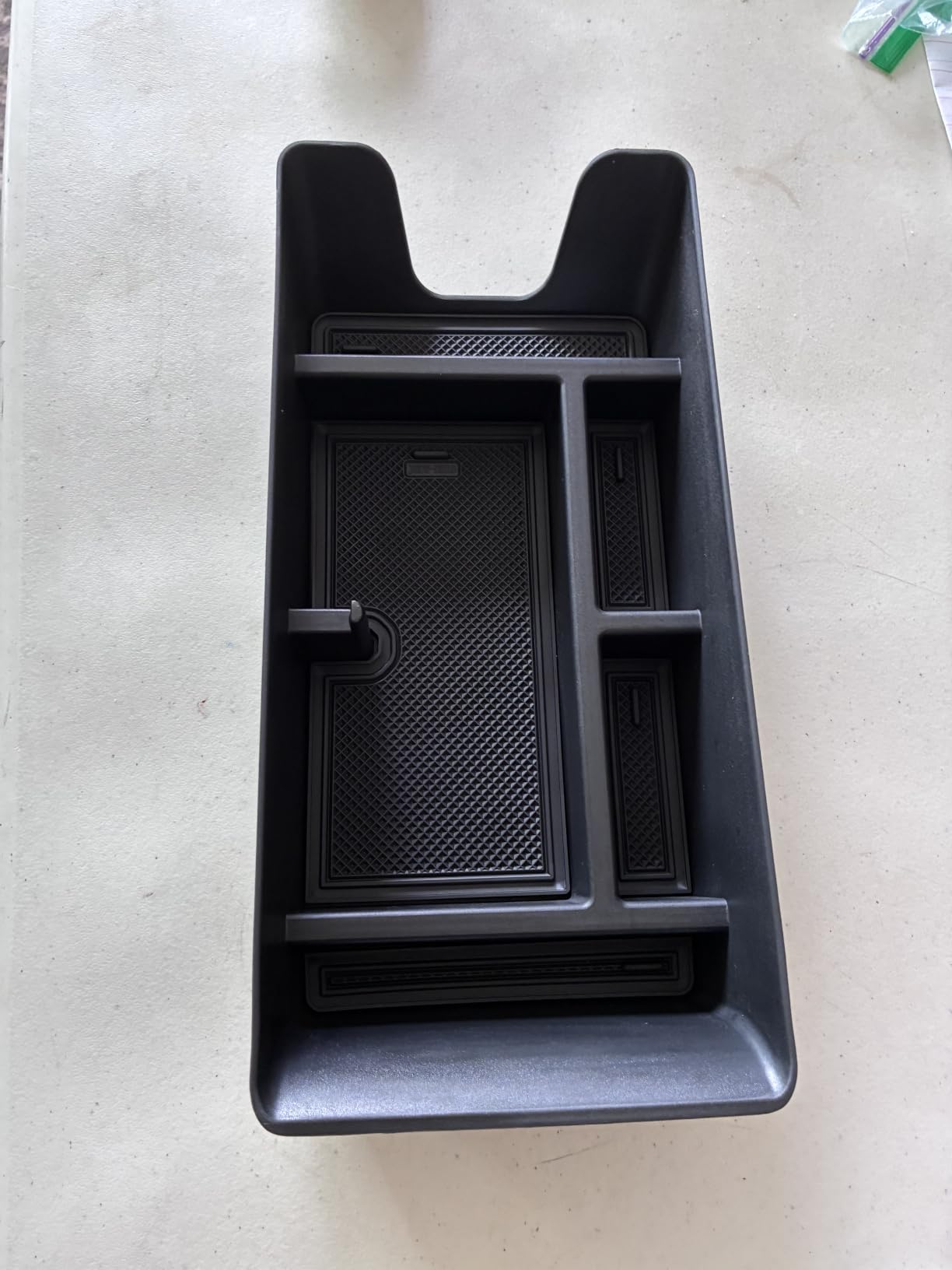 Autorder Center Console Organizer for 2024-2026 Toyota Tacoma Accessories - Armrest Storage Box Secondary Insert Tray with Black Non-Slip Silicone Mats customer photo 2