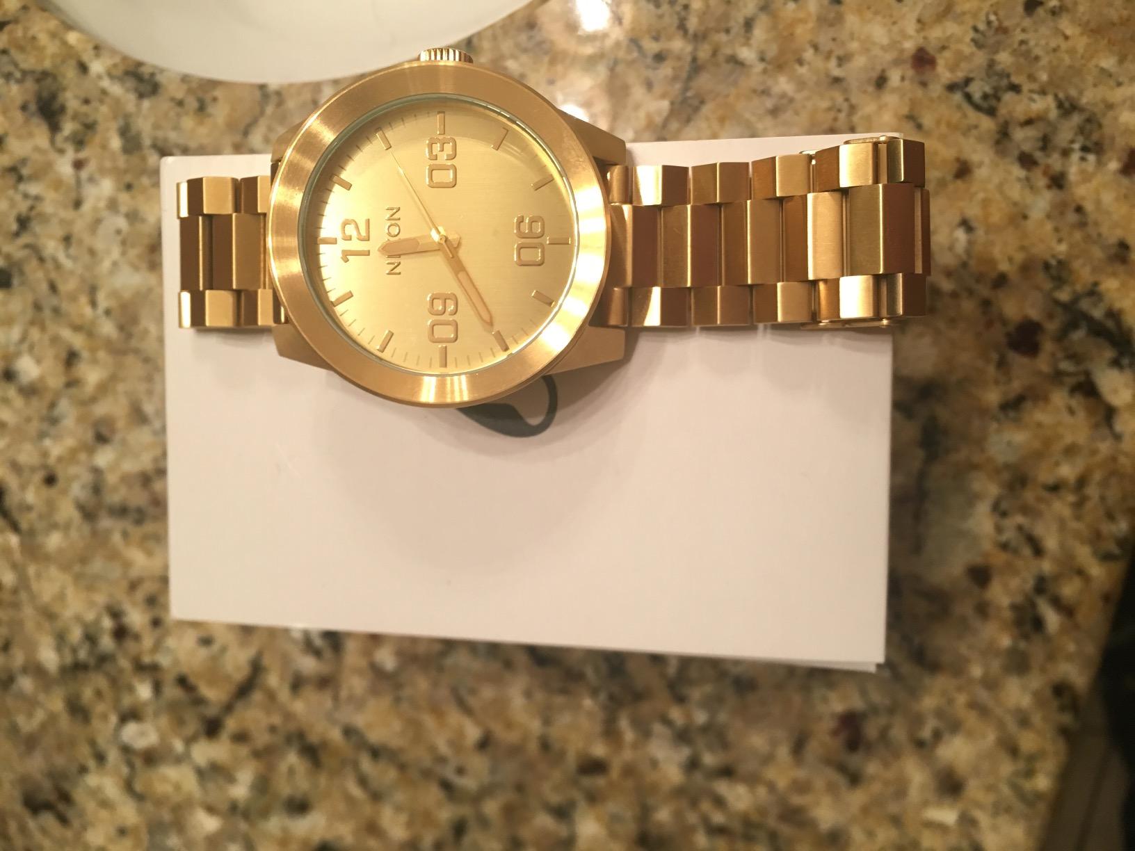 Nixon Corporal SS A346. 100m Water Resistant XL Men’s Watch (48mm Watch Face. 24mm Stainless Steel Band) customer photo 2