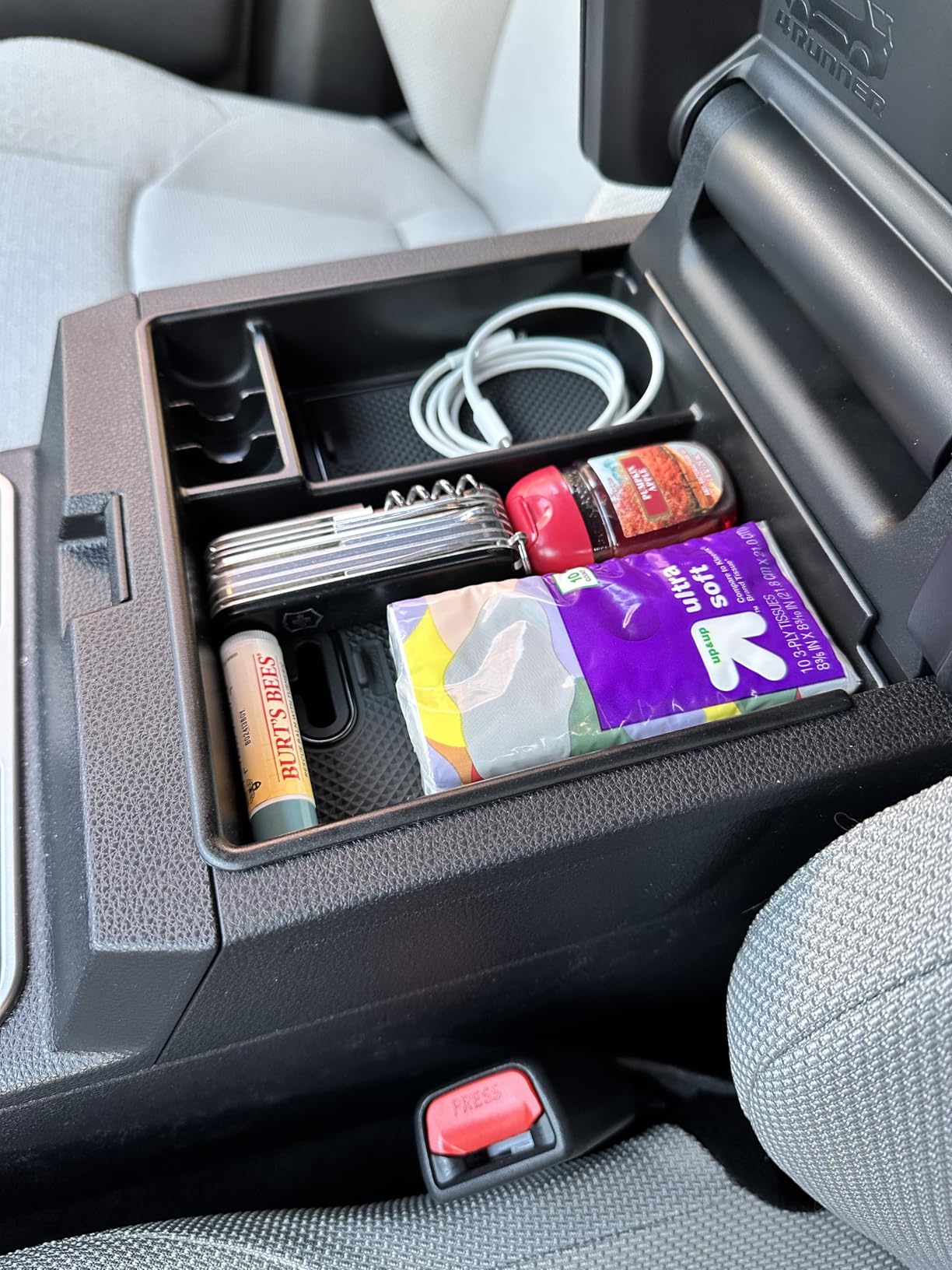 Center Console Organizer for 2024-2026 2027 Toyota Tacoma Accessories customer photo 1