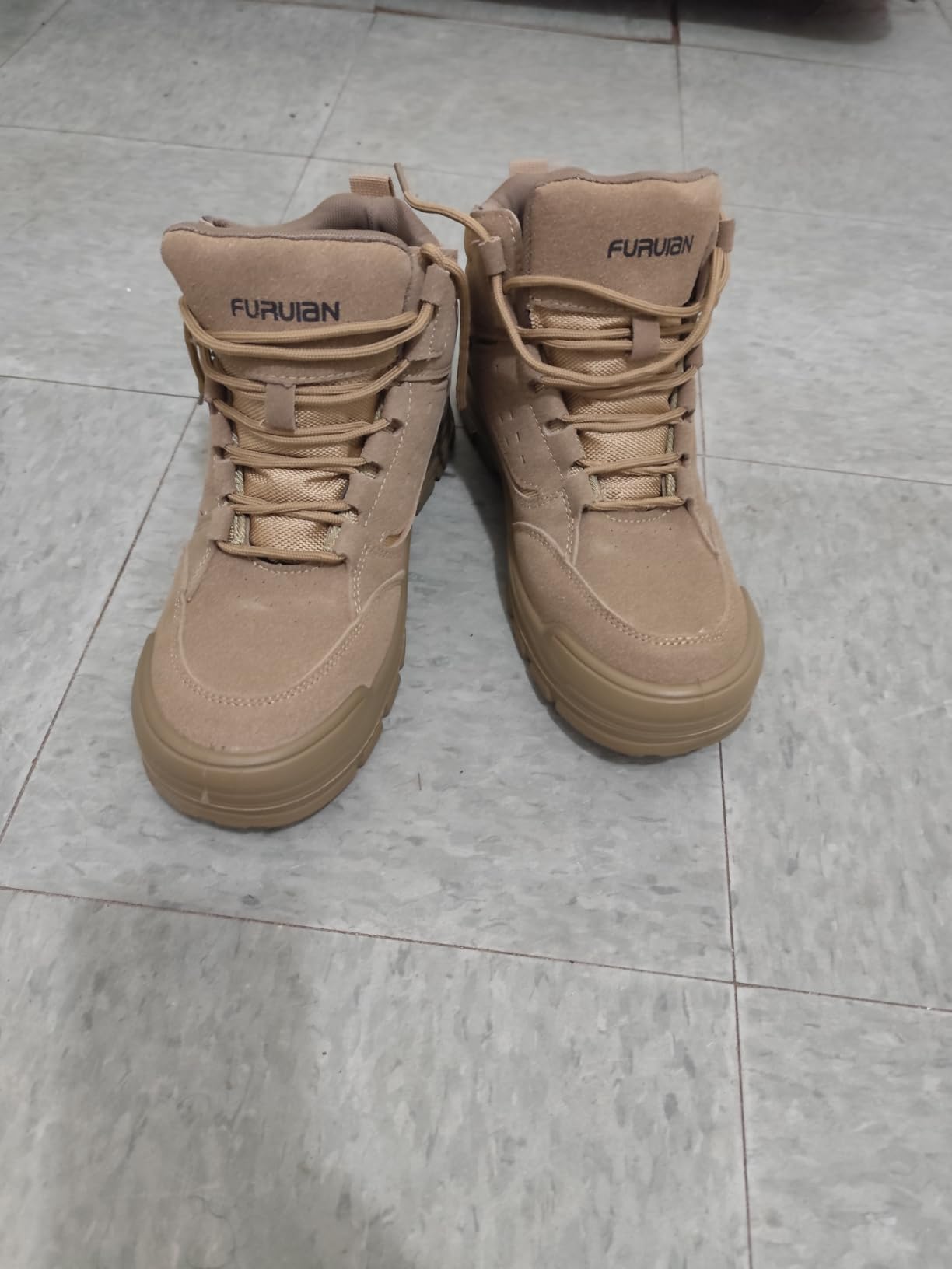 Furuian Steel Toe Boots for Men Women Lightweight Work Boots Pioneer Series customer photo 1