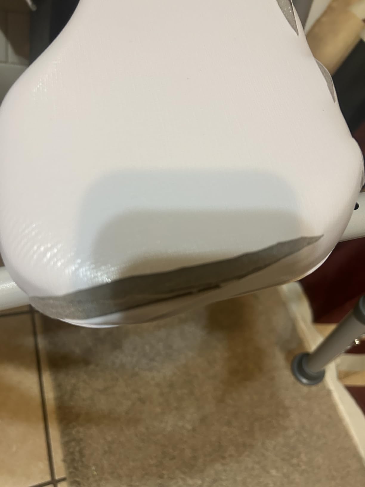 Toilet Seat Riser for Seniors, Adjustable Height & Width, 400lb customer photo 2