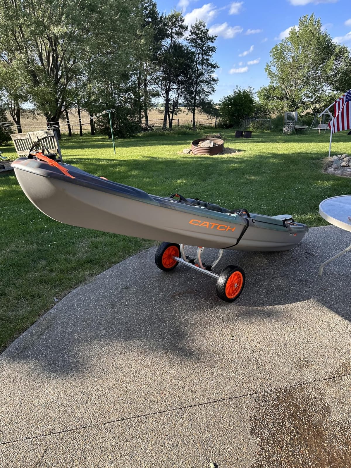 VEVOR Kayak Cart, Heavy Duty 450 lbs Load Capacity, 12'' Solid Tires customer photo 2