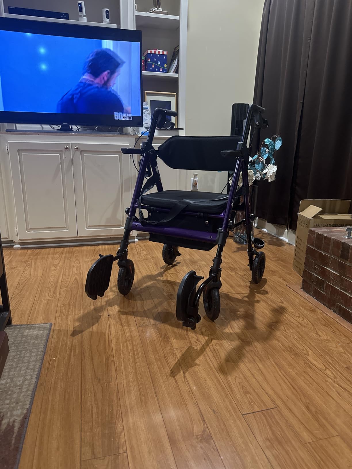 Bariatric Rollator Wheelchair Combo 450 lbs, Walkers for Seniors with Seat customer photo 1