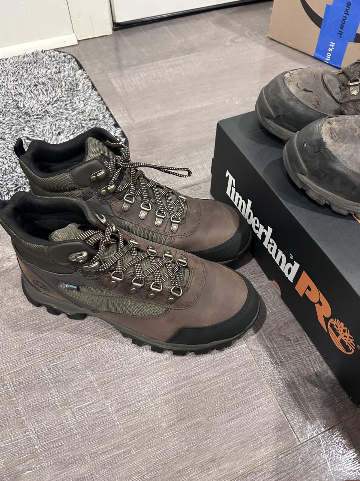 Timberland PRO Men's Keele Ridge Steel Safety Toe Waterproof Industrial Hiker Work Boot customer photo 2