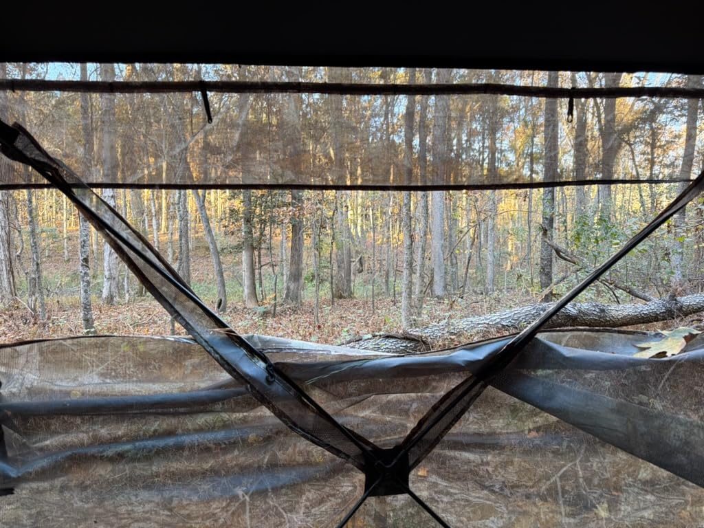 FLISSA Hunting Blind, 270/360 See-Through Ground Blind for Deer Hunting customer photo 2
