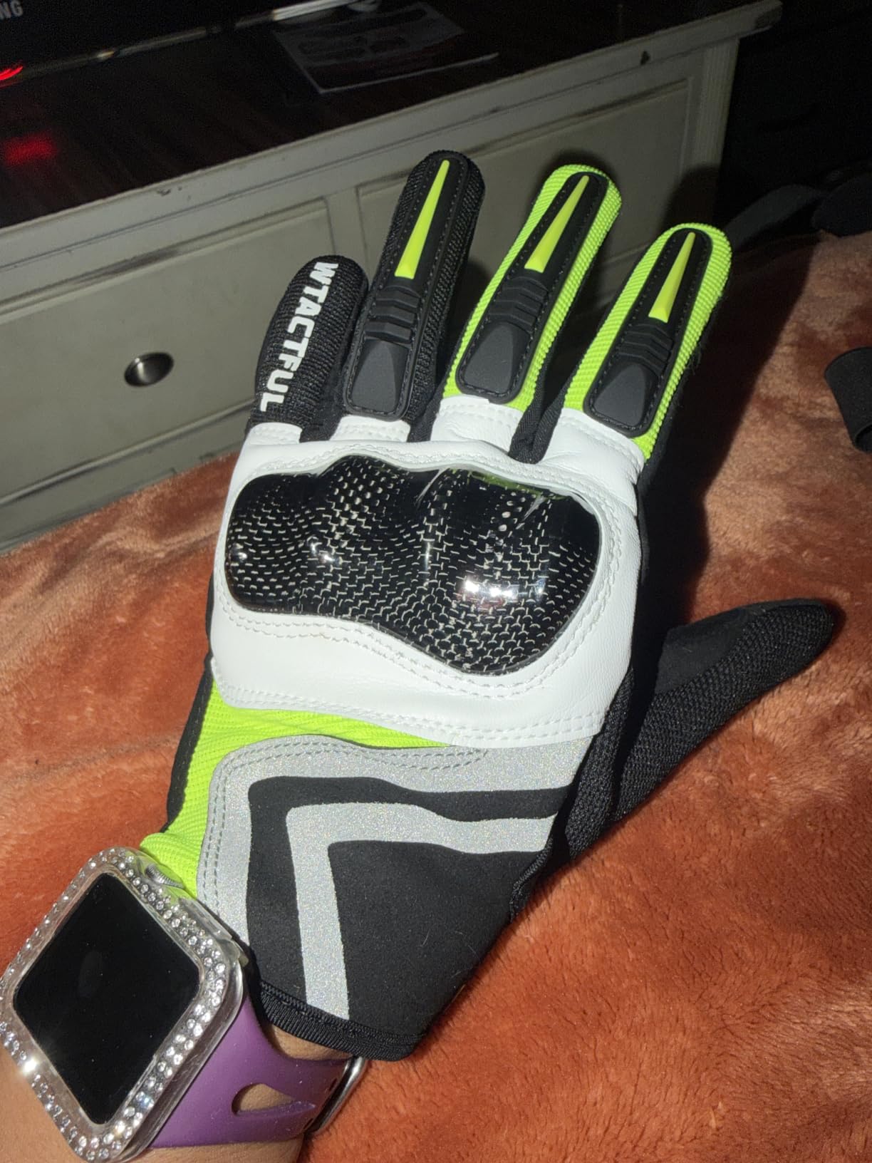 WTACTFUL Lightweight Motorcycle Gloves for Men Women Touchscreen Summer customer photo 2
