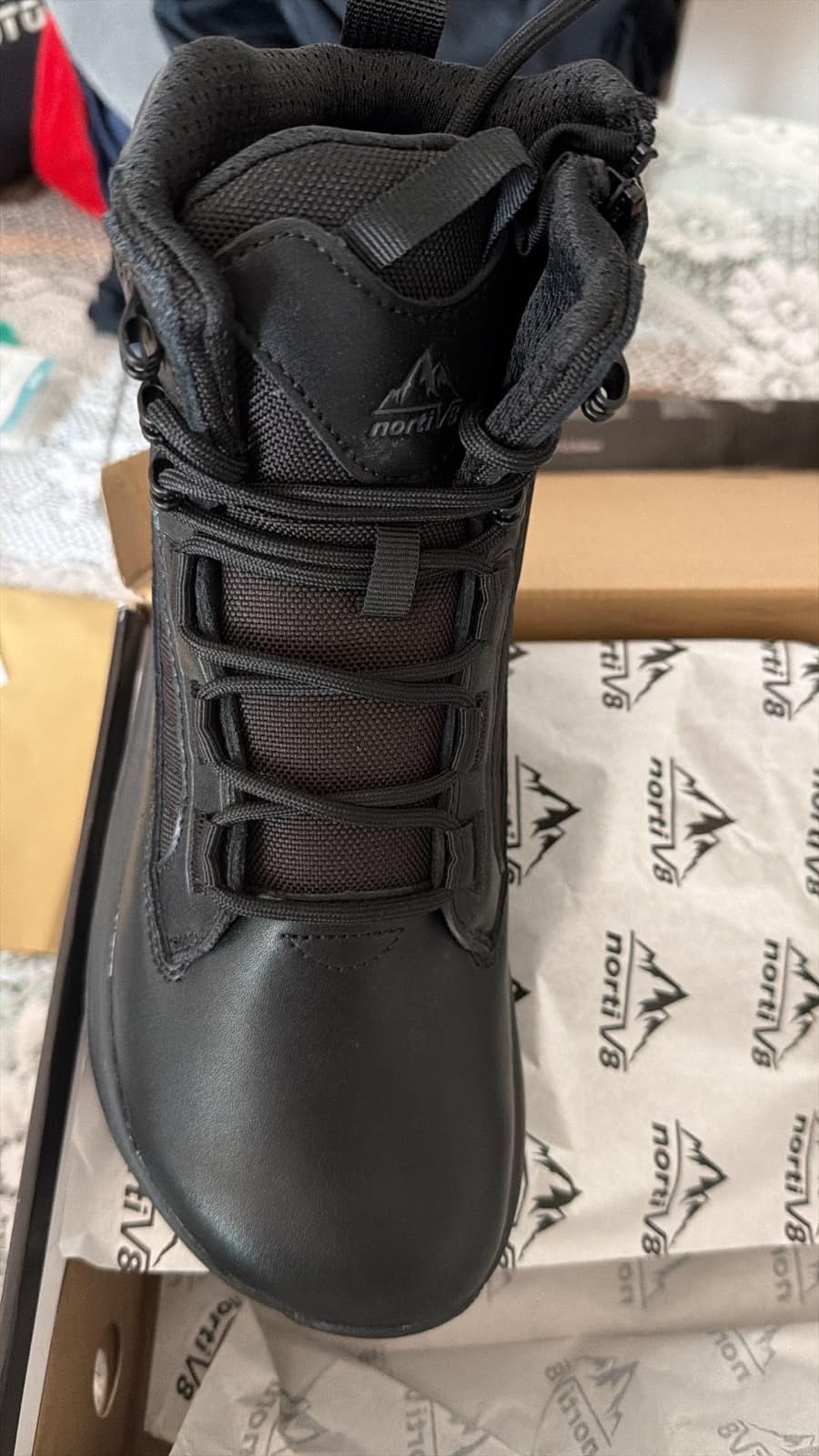NORTIV 8 Men's Wide Toe Box Work Tactical Boots customer photo 1
