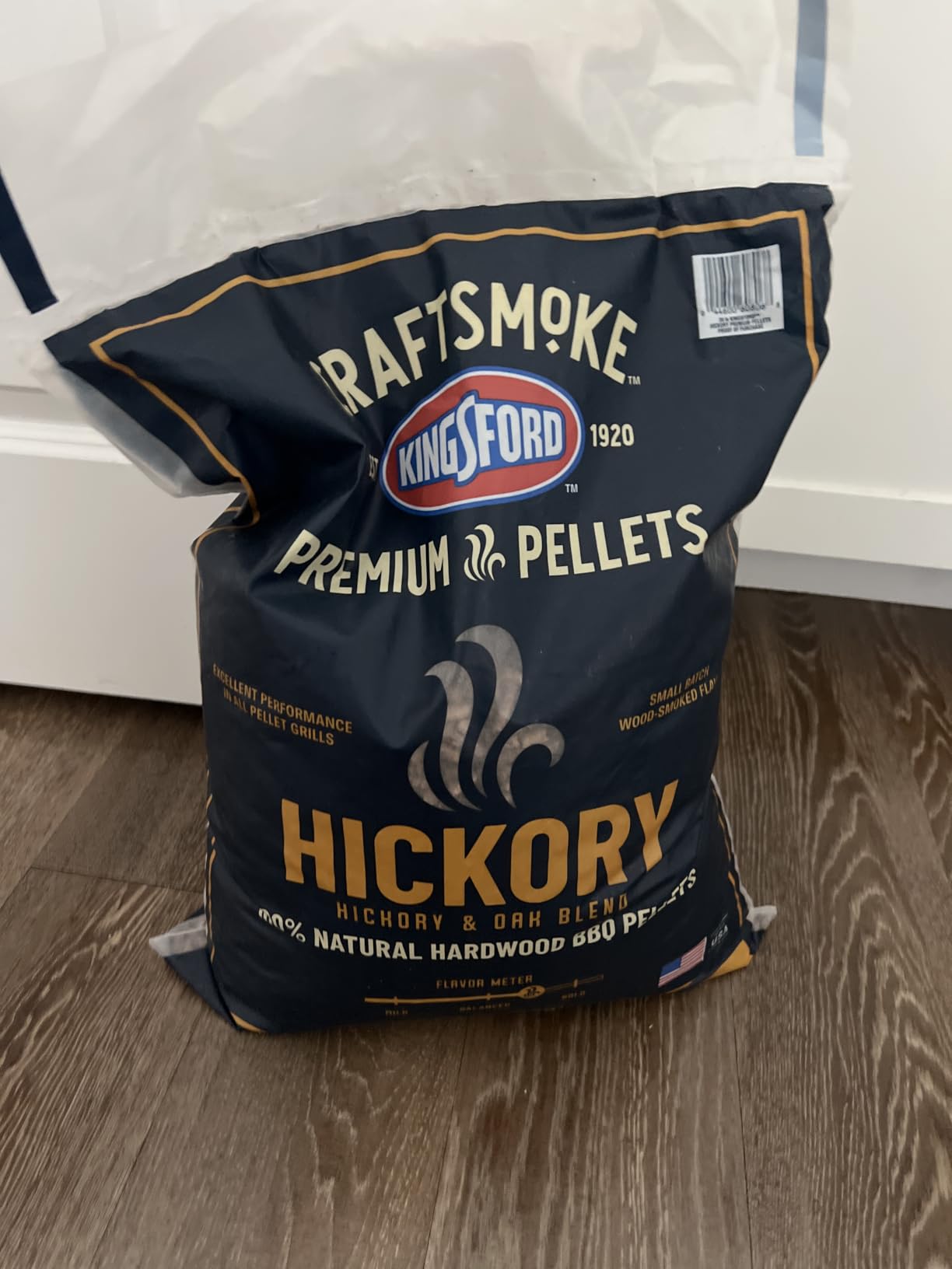 Kingsford Craftsmoke Premium Grilling Wood Pellets, Hickory BBQ Pellets for Grilling, 100% Natural Hardwood, 20 pounds customer photo 2