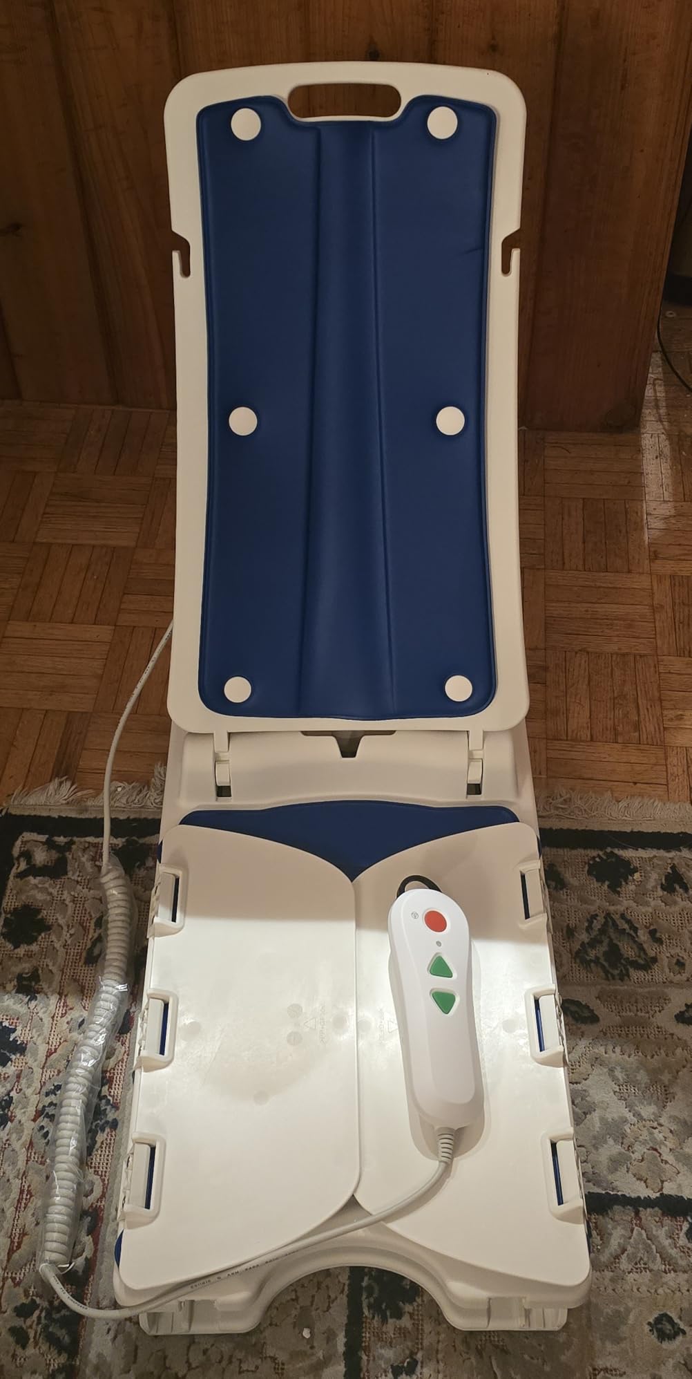 Portable Floor and Bath Lift Chair for Elderly Falls, Max 308 lbs customer photo 1