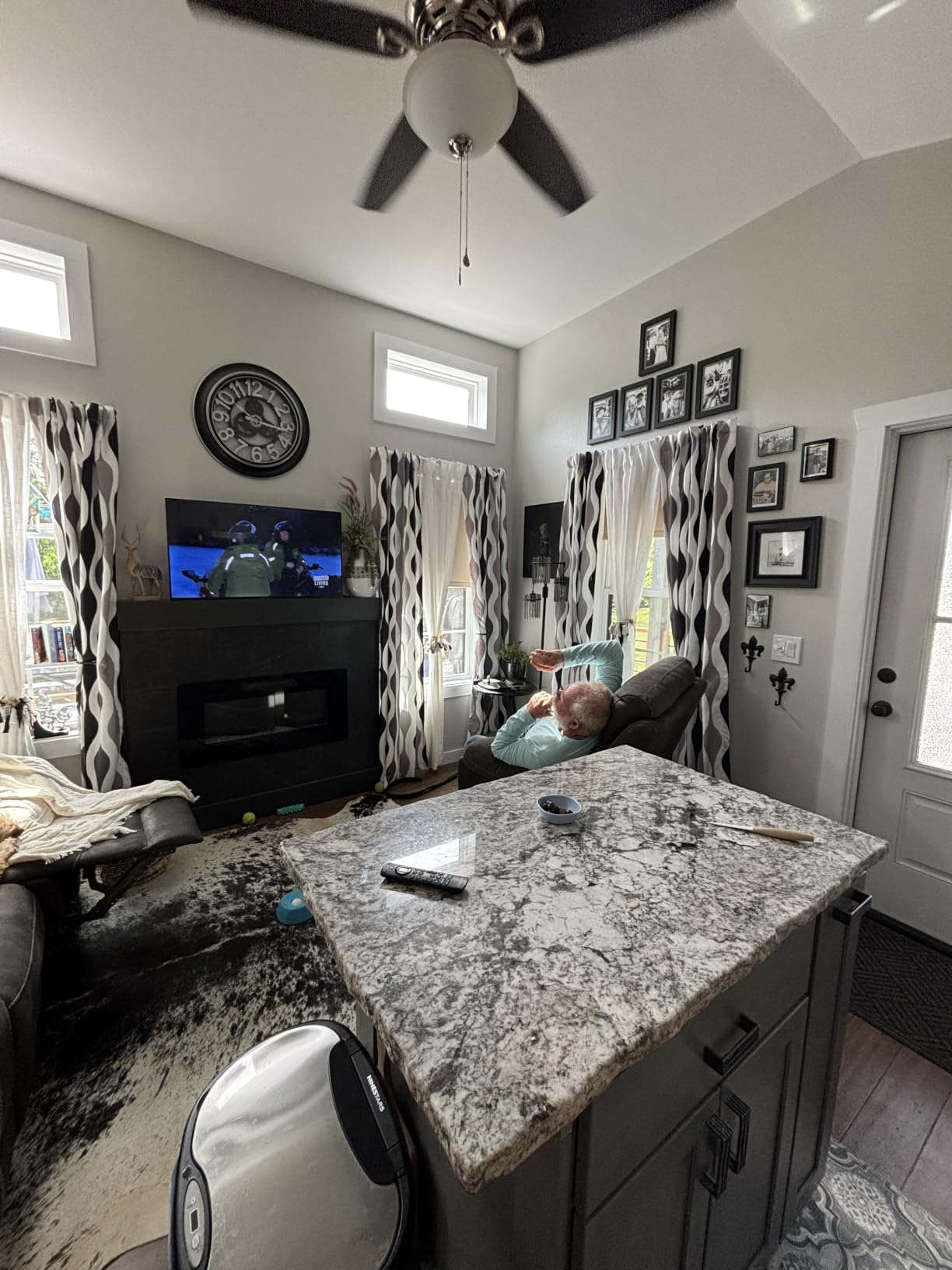 Boolegon Blackout Roller Shades for Windows, Light Beige, Custom Size customer photo 2