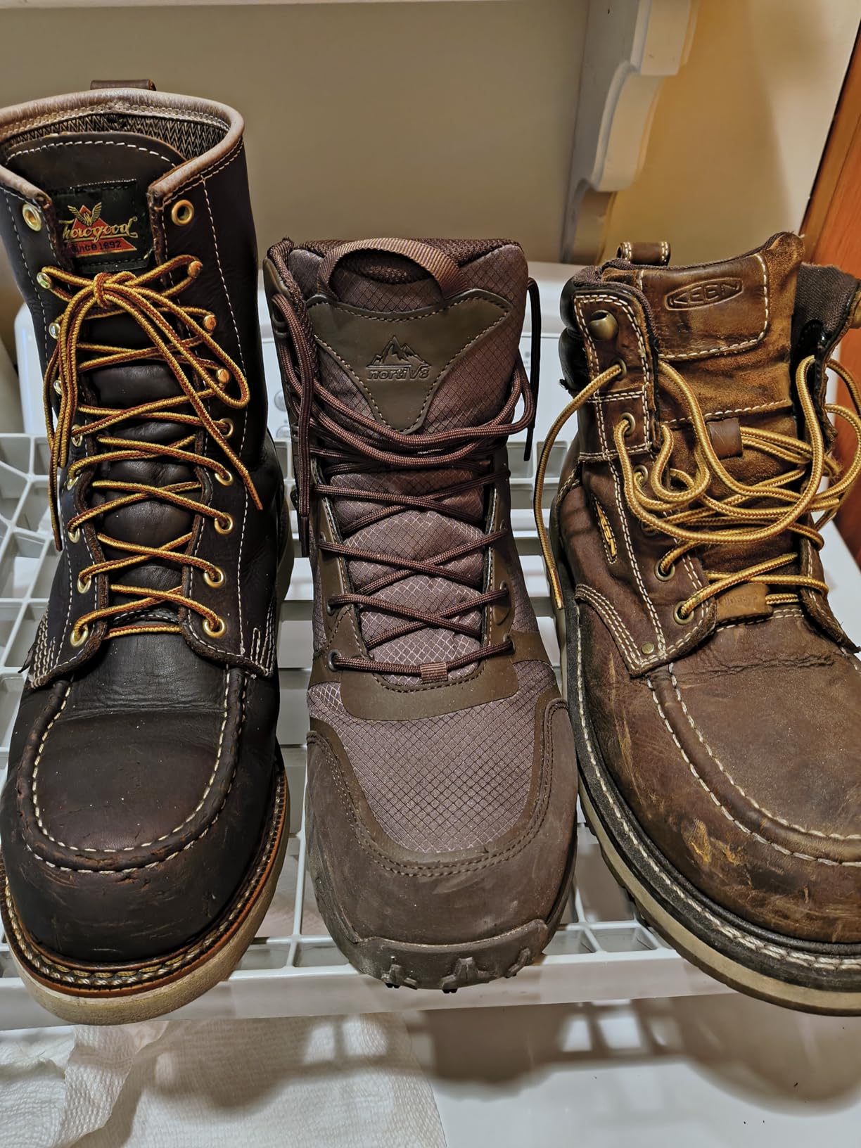NORTIV 8 Men's Composite Toe Work Boots Lightweight customer photo 1
