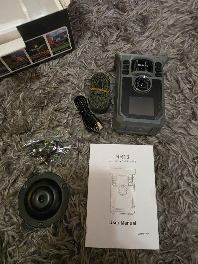Trail Camera 4K 64MP Solar Game Camera WiFi Bluetooth,0.1s Trigger Motion Activated,6000mAh Battery, 64GB SD Card and Ip67 Waterproof Trail Cam, 130° Wide Angle for Deer & Farm Security customer photo 2