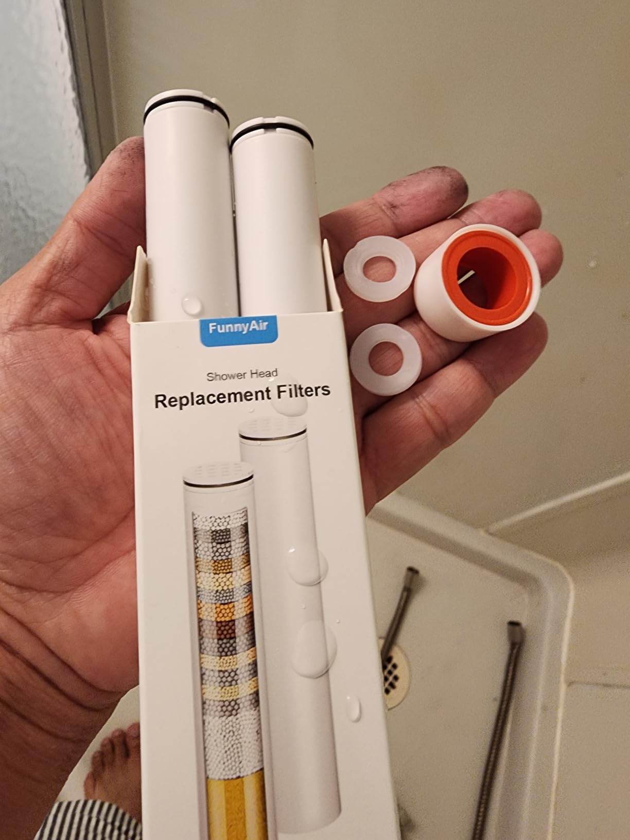 Filtered Shower Head with Handheld(3 Filters)Water Softener for Hard Water customer photo 1