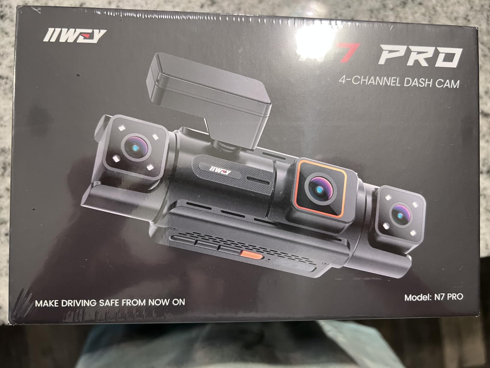 IIWEY N7 PRO 4K STARVIS 4-Channel Dash Cam 360° View, 8-IR Night Vision customer photo 1