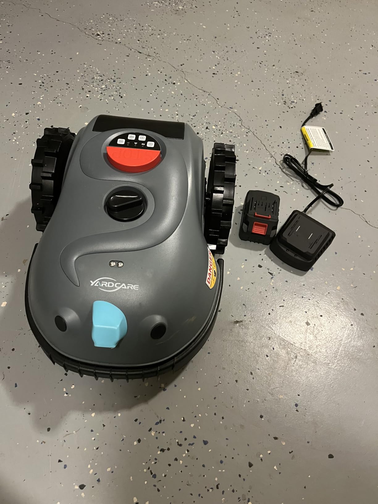 YARDCARE V100 Automatic Robot Lawn Mower HD Vision for Lawn Max 1600 sq ft customer photo 2
