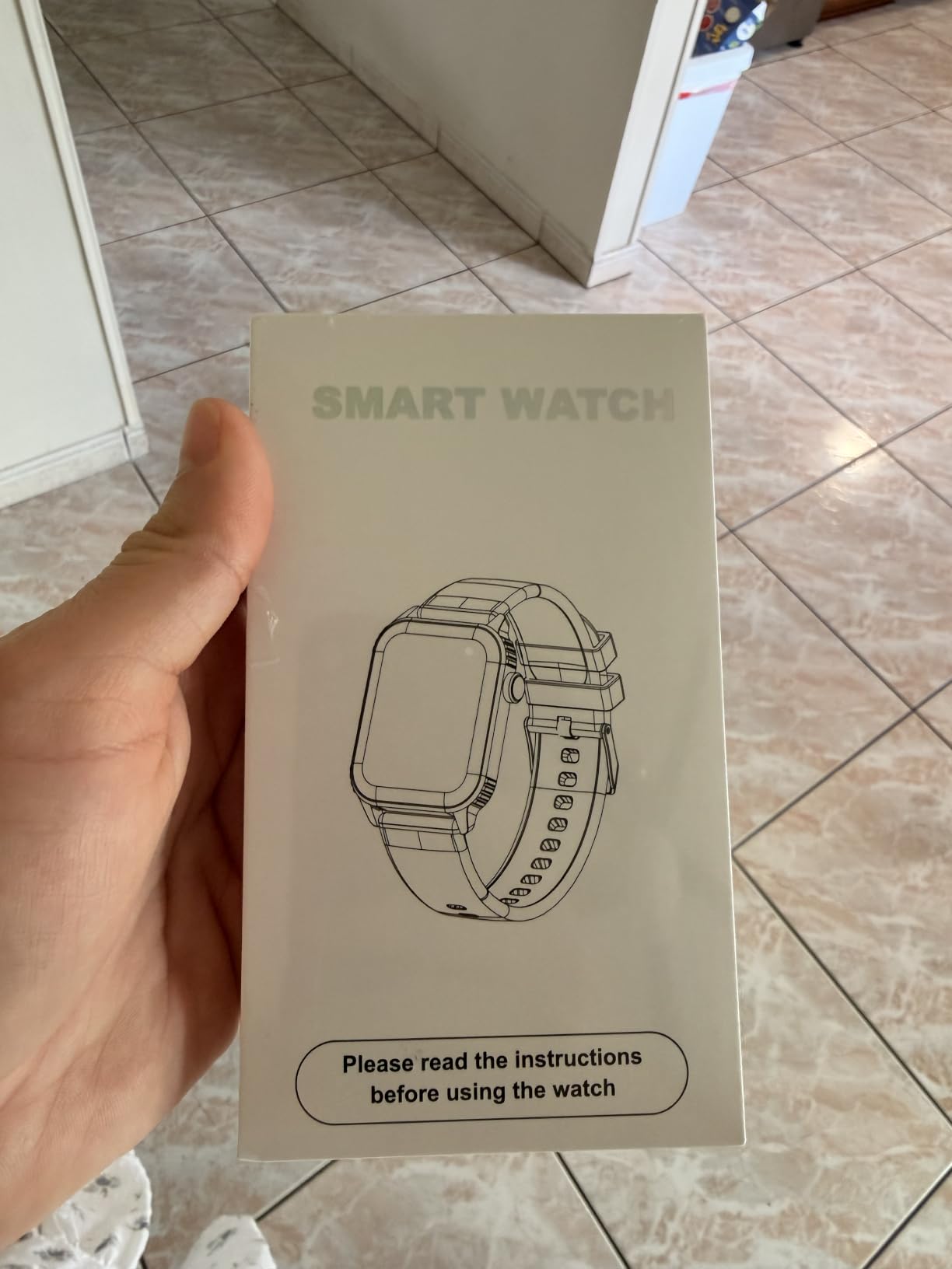 Smartwatch with 1.83 inches Screen, 120 Workout Modes, Bluetooth Call & Alarm Clock, IP67 Waterproof Smart Watch with Heart Rate, Sleep Tracker for iPhone, Android (Black) customer photo 1