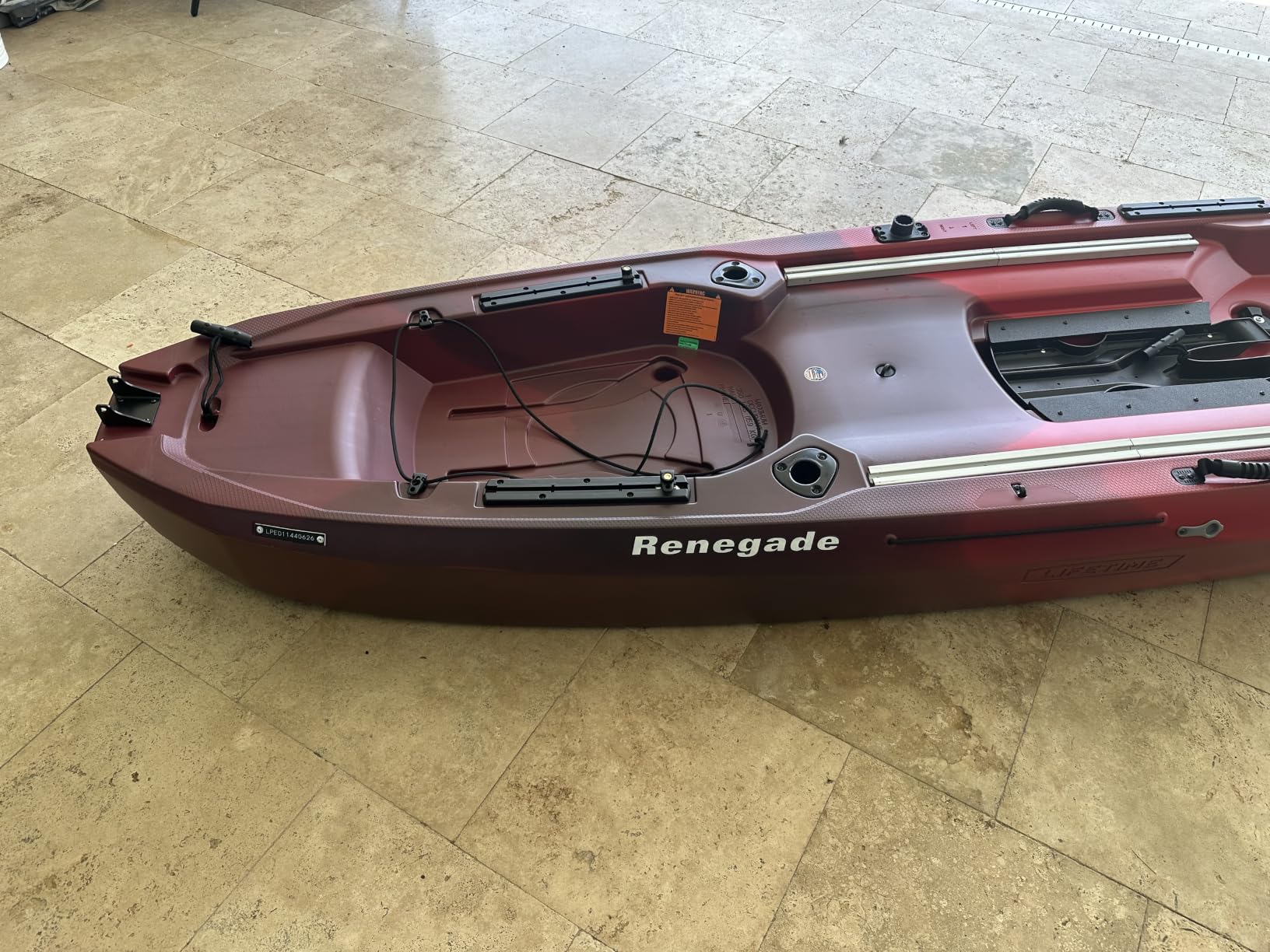 Lifetime Renegade 116 Pedal Drive Fishing Kayak customer photo 2